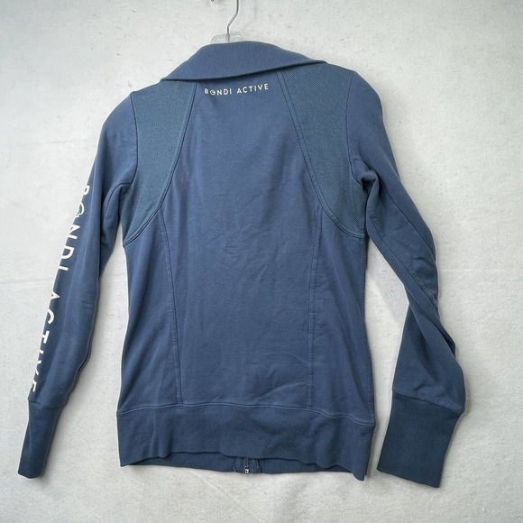 Bondi Active Womens Size 8 Full Zip Up Sweatshirt W/ Zip Pockets &‎ Mesh Accent - Picture 11 of 15